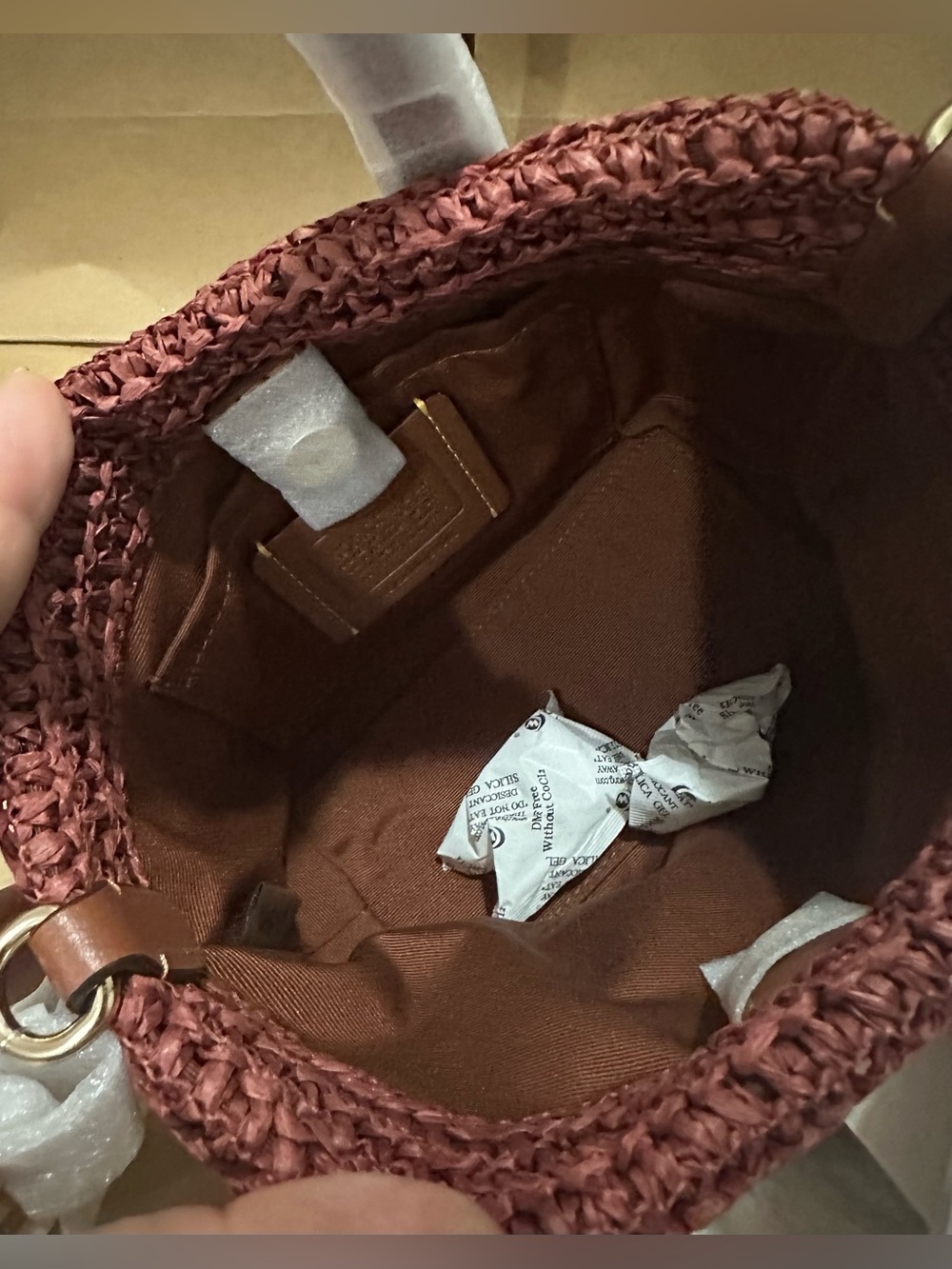 Coach City Mini Tote Bag With Charms CEU30 - Picture 8 of 9
